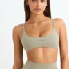 Soft Active Sports Bra in Mineral