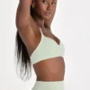 Soft Active Sports Bra in Sage Marl