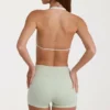 Soft Active Sports Bra in Sage Marl