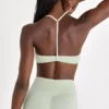 Soft Active Sports Bra in Sage Marl