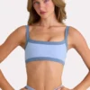 Soft Active Sports Bra in Sky