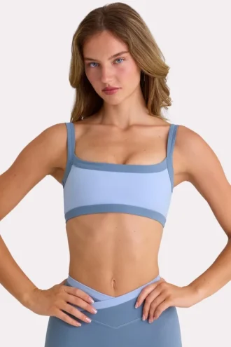 Soft Active Sports Bra in Sky