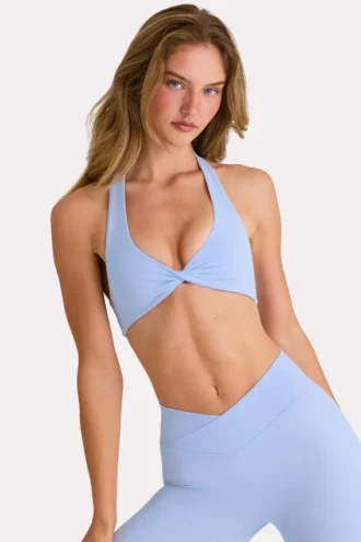 Soft Active Sports Bra in Sky