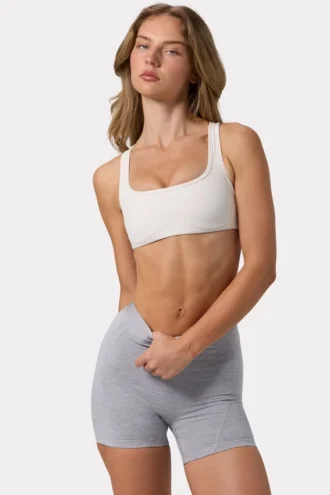 Soft Active Sports Bra in White