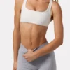 Soft Active Sports Bra in White