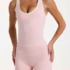 Soft Active Tank Top in Blush Marl