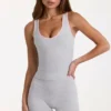 Soft Active Tank Top in Grey Marl