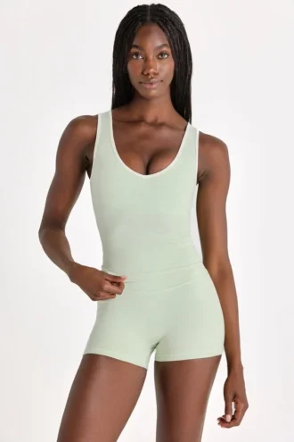 Soft Active Tank Top in Sage Marl