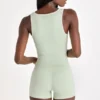 Soft Active Tank Top in Sage Marl
