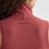 Soft Active Turtleneck Tank Top in Rust
