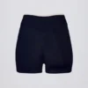 Soft Active Wrapover Contrast Mini Shorts in Classic Navy