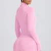 Soft Active Zip-Up Jacket in Baby Pink