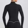 Soft Active Zip-Up Jacket in Black