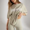 Soft Cotton Biker Shorts in Limestone