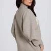 Soft Knit Oversized Jumper in Beige