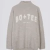 Soft Knit Oversized Jumper in Beige
