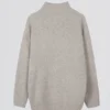 Soft Knit Oversized Jumper in Beige