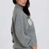 Soft Knit Oversized Jumper in Grey