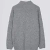 Soft Knit Oversized Jumper in Grey