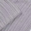 Sol Plunge Halterneck Crop Top in Silver