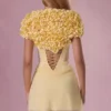 Soretta Cropped Bolero  in Butter Yellow