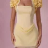 Soretta Cropped Bolero  in Butter Yellow