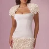 Soretta Cropped Bolero  in Ivory