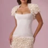 Soretta Cropped Bolero  in Ivory