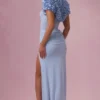 Soretta Cropped Bolero  in Powder Blue