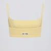 Square-Neck Bralette in Lemon