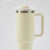 Stainless Steel Water Bottle in Cream