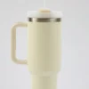 Stainless Steel Water Bottle in Cream