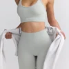 Strappy Define Luxe Sports Bra in Grey Strappy Define Luxe Sports Bra in Grey