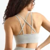 Strappy Define Luxe Sports Bra in Grey Strappy Define Luxe Sports Bra in Grey