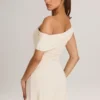 Suhana Modal Asymmetric A-Line Mini Dress in Ivory