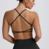 Super Sculpt Seamless Backless Sports Bra in Ash