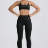 Super Sculpt Seamless Backless Sports Bra in Ash