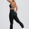 Super Sculpt Seamless Backless Sports Bra in Ash