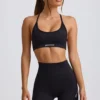 Super Sculpt Seamless Backless Sports Bra in Black