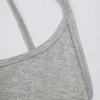 Super Sculpt Seamless Backless Sports Bra in Grey Marl