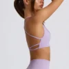 Super Sculpt Seamless Backless Sports Bra in Soft Lilac