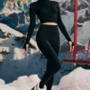 Super Sculpt Seamless Base Layer Leggings in Black