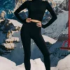Super Sculpt Seamless Base Layer Leggings in Black
