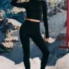 Super Sculpt Seamless Base Layer Leggings in Black