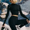 Super Sculpt Seamless Base Layer Leggings in Black