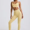 Super Sculpt Seamless High-Waist Leggings in Butter Yellow