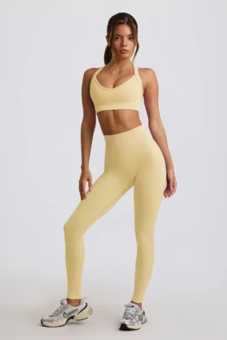 Super Sculpt Seamless High-Waist Leggings in Butter Yellow