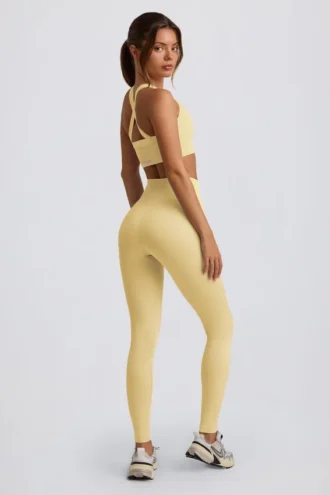 Super Sculpt Seamless High-Waist Leggings in Butter Yellow