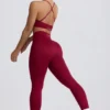 Super Sculpt Seamless Leggings in Burgundy