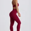 Super Sculpt Seamless Leggings in Burgundy